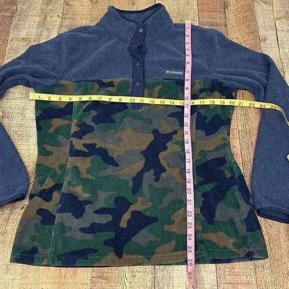 Vintage Columbia Camo Fleece Women’s Size M - Picture 5 of 7